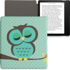 KW Mobile Púzdro KW Mobile - Sleeping Owl - KW4941724 - pre Amazon Kindle Oasis 2/3 - viacfarebné