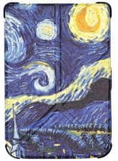 Durable Lock Origami Durable Lock ODL-103 púzdro pre Pocketbook 616 / 617 / 618 / 627 / 628 / 632 / 633 - motív Gogh, stojan, magnet