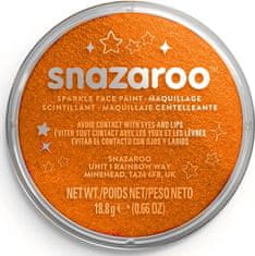 Snazaroo Farba na tvár Trblietavá Oranžová (Sparkle Orange) 18ml