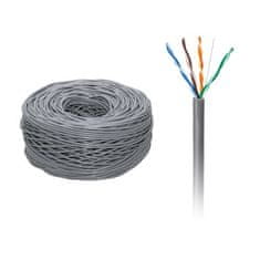 Cabletech Počítačový kábel UTP Cat5e šedý KAB0100