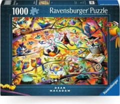 Ravensburger Puzzle Zaneprázdnení vtáky 1000 dielikov