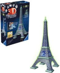 Ravensburger Svietiace 3D puzzle Eiffelova veža 224 dielikov