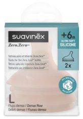 Suavinex ZERO ZERO MEDIUM anti-kolikový cumlík L 2 ks