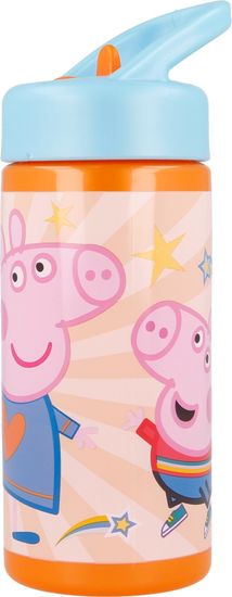 Stor Fľaša na pitie Prasiatko Peppa 410 ml