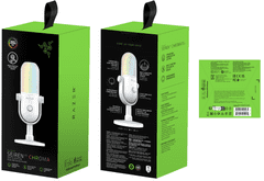 Razer USB mikrofón SEIREN V3 Chroma White RZ19-05060200-R3M1