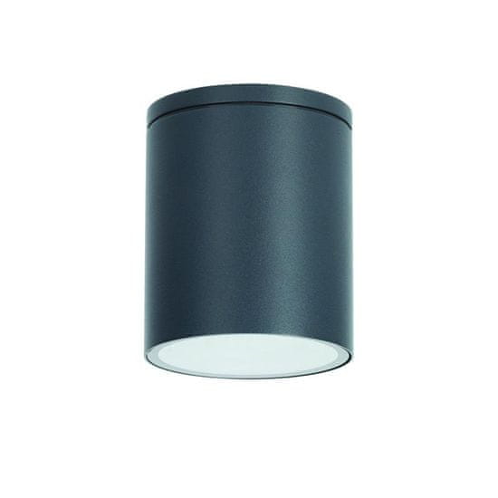 ACA ACA Lighting GU10 vonkajšie okrúhle stropné svietidlo 230V tmavo šedá IP65 GU10 MAX.35W LG2301GU10G