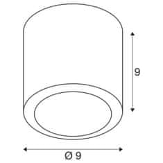 SLV BIG WHITE (SLV) OCULUS stropné svietidlo, okrúhle, 2000-3000K, 11W, Dim-to-Warm, fázovo stmievateľné, 100°, mosadzné 1008619