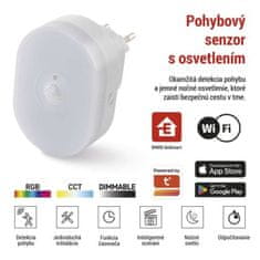 EMOS GoSmart PIR senzor (senzor pohybu) s nočným svetlom, WiFi