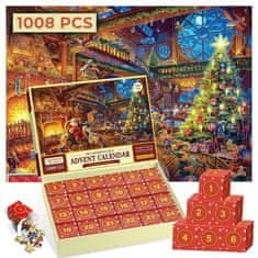 Cool Mango Vianočný adventný kalendár s hádankou (1008 kusov) – Puzzlex