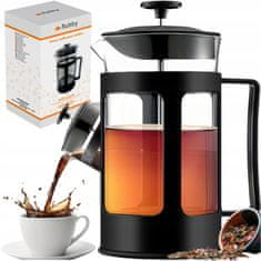 Ruhhy  24565 Kanvica na kávu, French press, čaj 1000 ml sklo