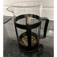 Ruhhy  24565 Kanvica na kávu, French press, čaj 1000 ml sklo