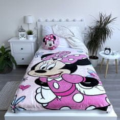 Jerry Fabrics Mikroflanelová deka Minnie Flowers 02 100x150 cm