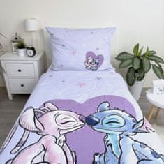 Jerry Fabrics Obliečky Lilo a Stitch Heart 140x200, 70x90 cm