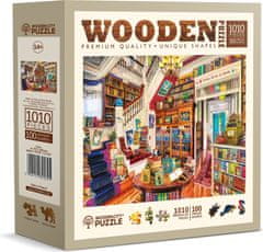 Wooden city Drevené puzzle Prianie v knižnici 1010 dielikov