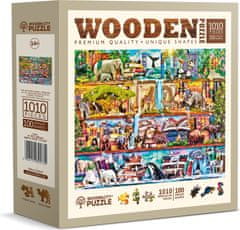 Wooden city Drevené puzzle Úžasný svet zvierat 1010 dielikov