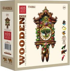 Wooden city Drevené puzzle Hodiny kukučky 405 dielikov