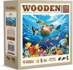 Wooden city Drevené puzzle Život v oceáne 505 dielikov