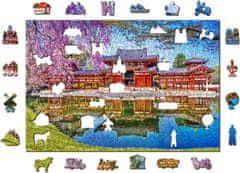 Wooden city Drevené puzzle Chrám Byodo-in, Kjóto, Japonsko 505 dielikov