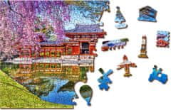 Wooden city Drevené puzzle Chrám Byodo-in, Kjóto, Japonsko 505 dielikov