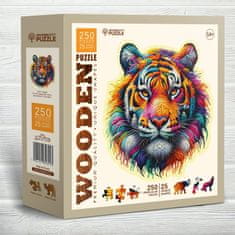 Wooden city Drevené puzzle Jemný tiger 250 dielikov