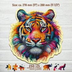 Wooden city Drevené puzzle Jemný tiger 250 dielikov