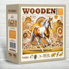 Wooden city Drevené puzzle Elegantný kôň 505 dielikov