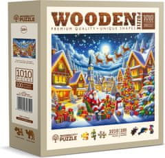 Wooden city Drevené puzzle Santova sviatočná cesta 1010 dielikov