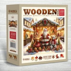 Wooden city Drevené puzzle Vianočné trhy 1010 dielikov