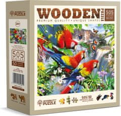 Wooden city Drevené puzzle Ostrov papagájov 505 dielikov