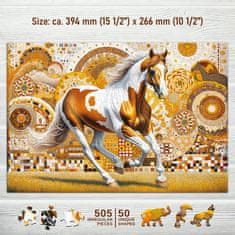 Wooden city Drevené puzzle Elegantný kôň 505 dielikov