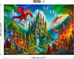 Wooden city Drevené puzzle Fantasy zámok 1010 dielikov