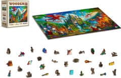 Wooden city Drevené puzzle Fantasy zámok 1010 dielikov