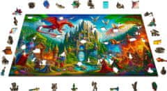 Wooden city Drevené puzzle Fantasy zámok 1010 dielikov