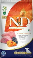 N&D Krmivo Puppy Mini Grain Free Pumpkin Lamb & Blueberry 2,5kg