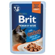 Brit Kapsička Premium by Nature morčacie filety v omáčke 85g