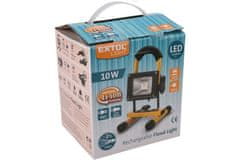 Extol Light Reflektor LED 10 W s akumulátorom so stojanom Extol