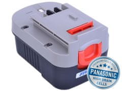 Avacom Batéria BLACK & DECKER A144, A1714 Ni-MH 14,4 V 3000mAh, články PANASONIC