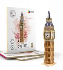 NiXiM Dřevěné 3D puzzle - Big Ben