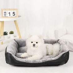 MG Plush Bed pelech pre mačky a psy 60x45 cm, šedý