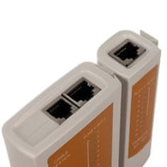 MG Bigstren tester káblov RJ45 / RJ11, biely/oranžový