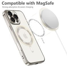 Tech-protect Magflex MagSafe kryt na iPhone 16 Pro Max, strieborný