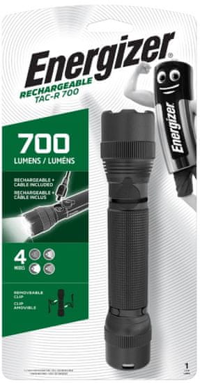 Energizer Pracovné svietidlo Tactical Rechargeable 700lm Lithium-Ion