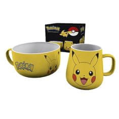 Pokémon Raňajkový set - Pikachu (hrnček + miska)