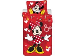 Jerry Fabrics Posteľné obliečky Minnie Mouse Hearts and Stars