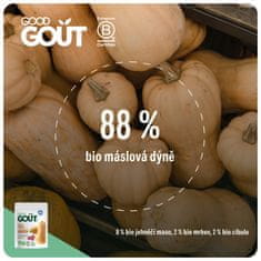 Príkrm zelenino-mäsový BIO Tekvica s jahňacím mäsom 120g Good Gout