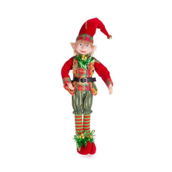 MAGIC HOME Vianoce Elf závesný 46 cm