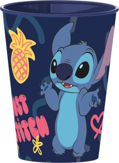 Stor Plastový pohár Disney Lilo and Stitch Disney Lilo and Stitch Palms, 260 ml