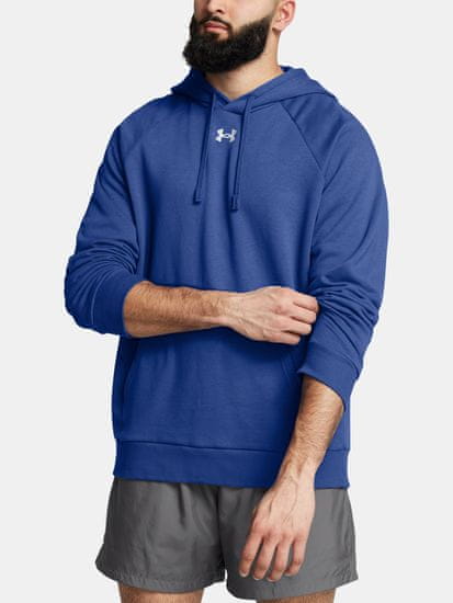 Under Armour Pánska mikina Under Armour UA Rival Fleece Hoodie-BLU