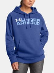 Under Armour Dámska mikina Under Armour Rival Fleece Wordmark Hoodie-BLU S