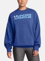 Under Armour Dámska mikina Under Armour Rival Fleece WordmarkOS Crew-BLU XS